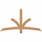 Ekena Millwork Davenport Timber Gable Bracket, Western Red Cedar, 60"W x 32"H x 1 1/2"D x 3 1/2"F, 13/12 Pitch GBW060X32X0204DAV00SWR - alternate 1
